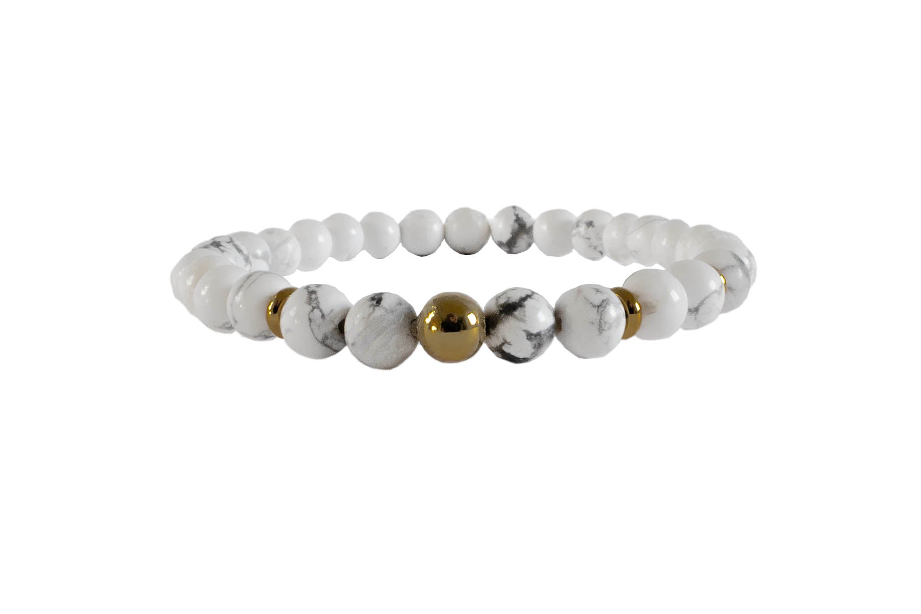 Armband Howlite white